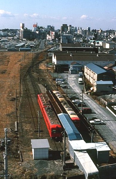 遠州馬込駅の俯瞰写真
